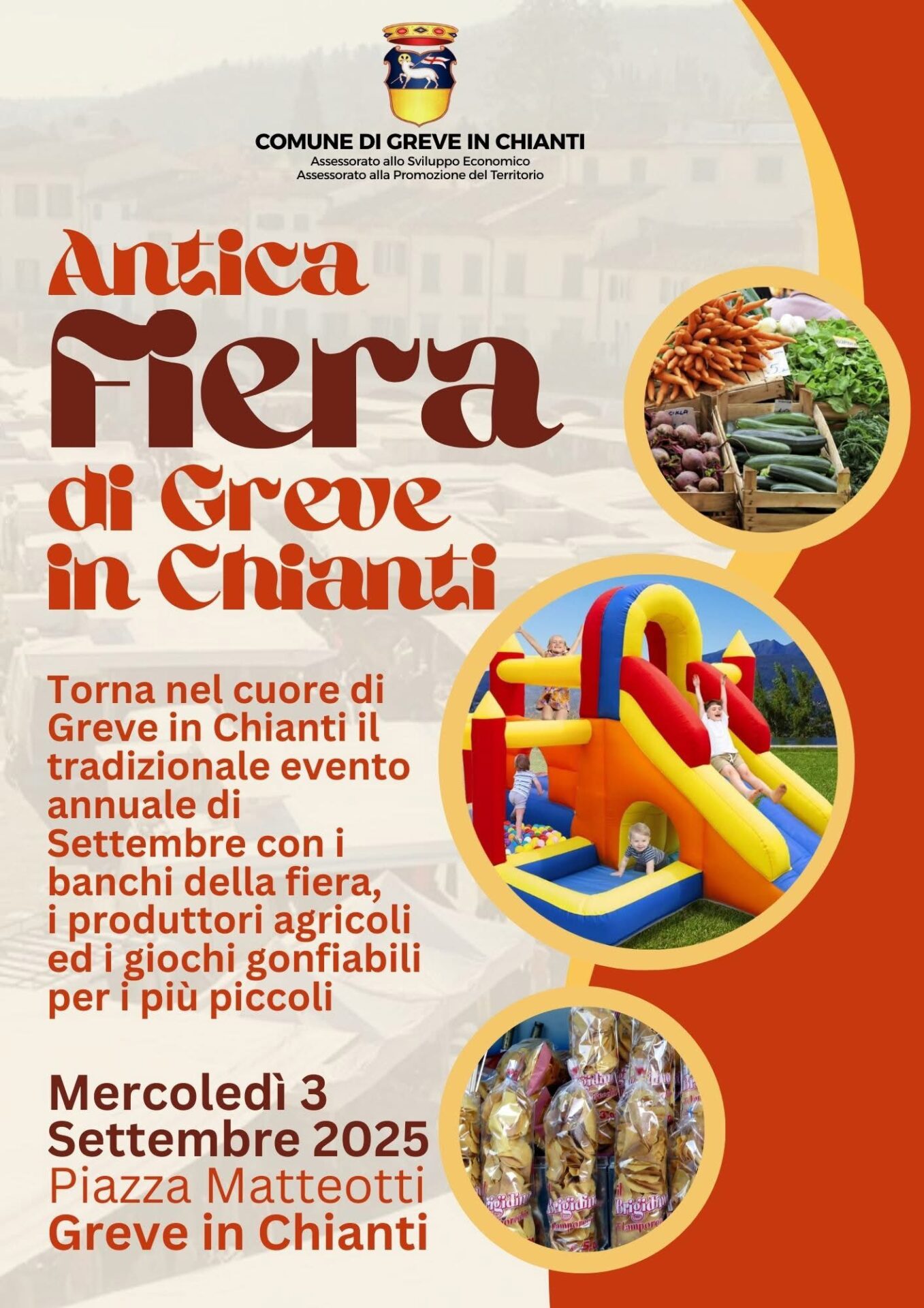 Mercato contadino a Greve in Chianti. I prodotti di filiera corta delle aziende Cia Toscana Centro